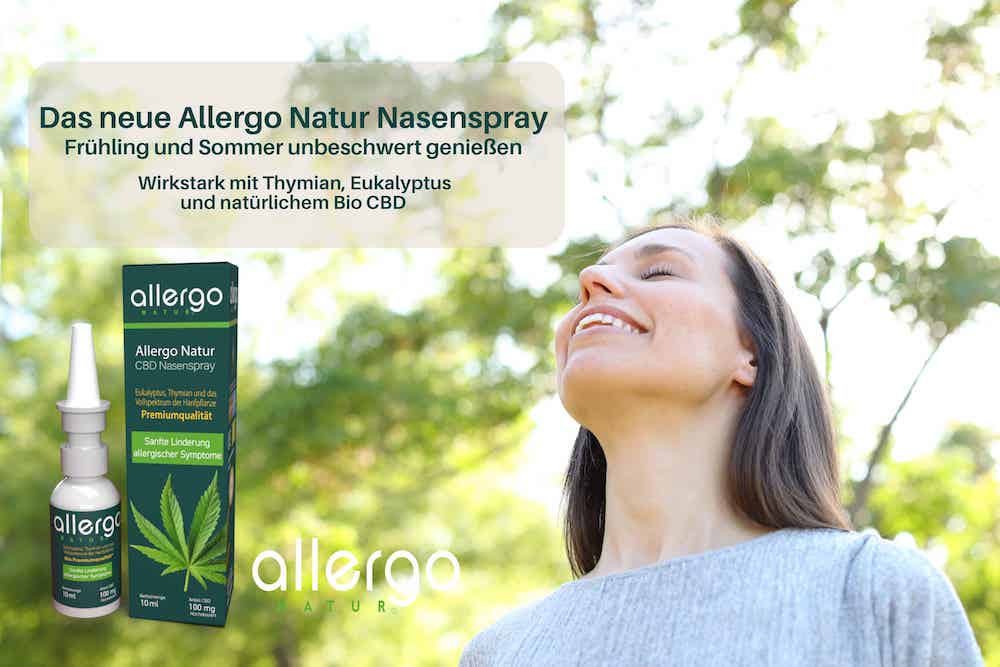 Allergo Natur CBD Nasenspray 100mg CBD 10ml