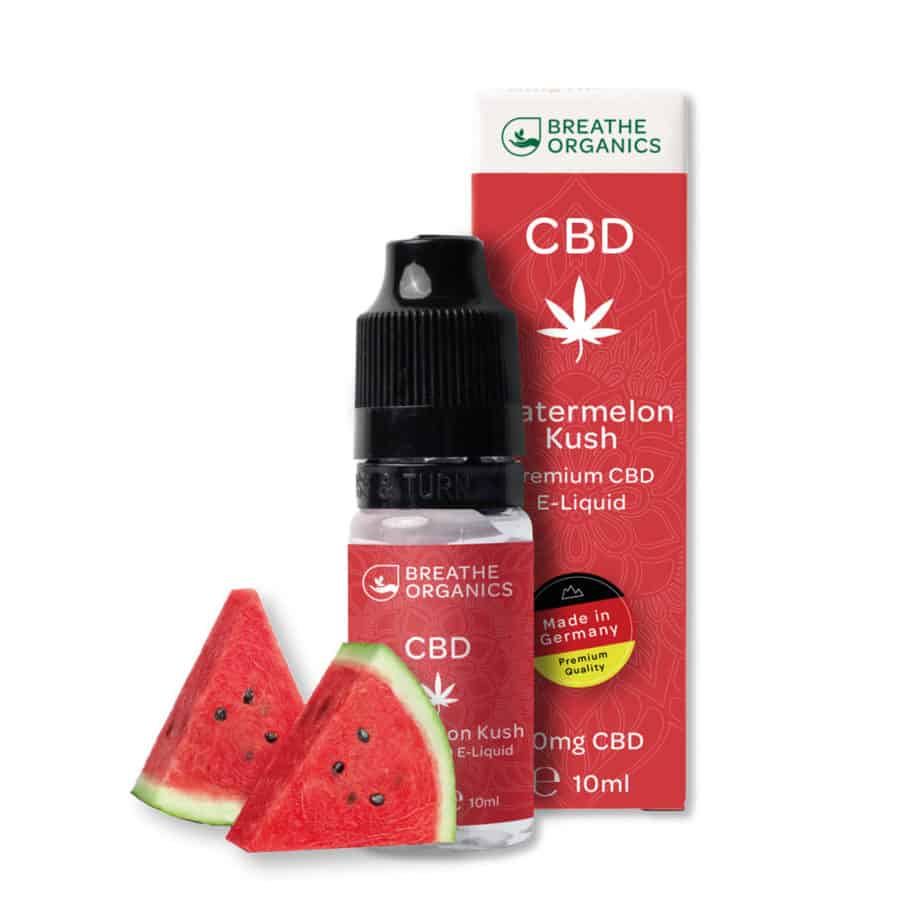 Breathe Organics - Watermelon Kush -CBD E-Liquid 6% (600mg) - 10ml