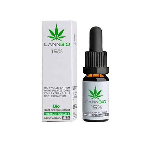 CANNBIO - Bio CBD Öl 15% (1.500mg) - 10ml