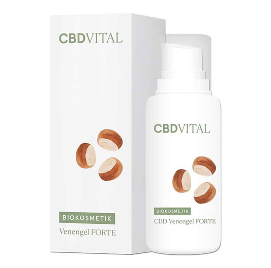 CBD VITAL - Venengel FORTE - CBD Creme mit (250mg) CBD  – 100ml