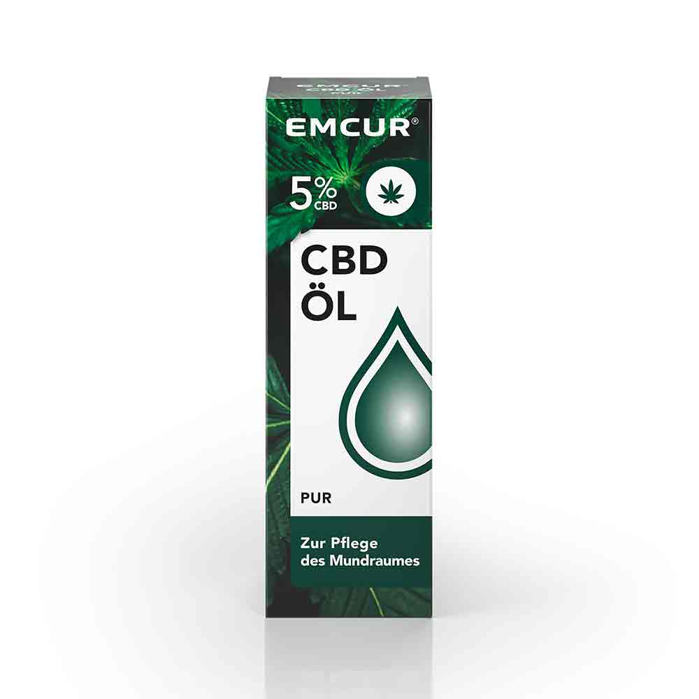 Emcur CBD Öl Pur 5% (250mg) - 5ml