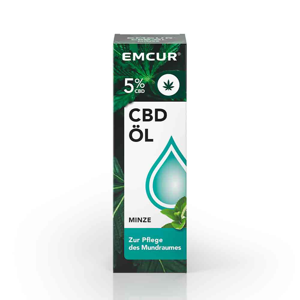 Emcur CBD Öl Minze 5% (250mg) - 5ml