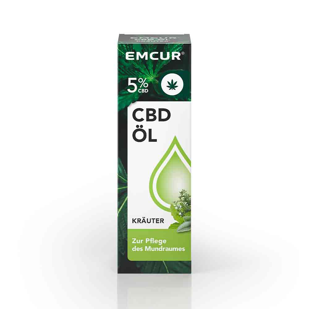 Emcur CBD Öl Kräuter 5% (250mg) - 5ml