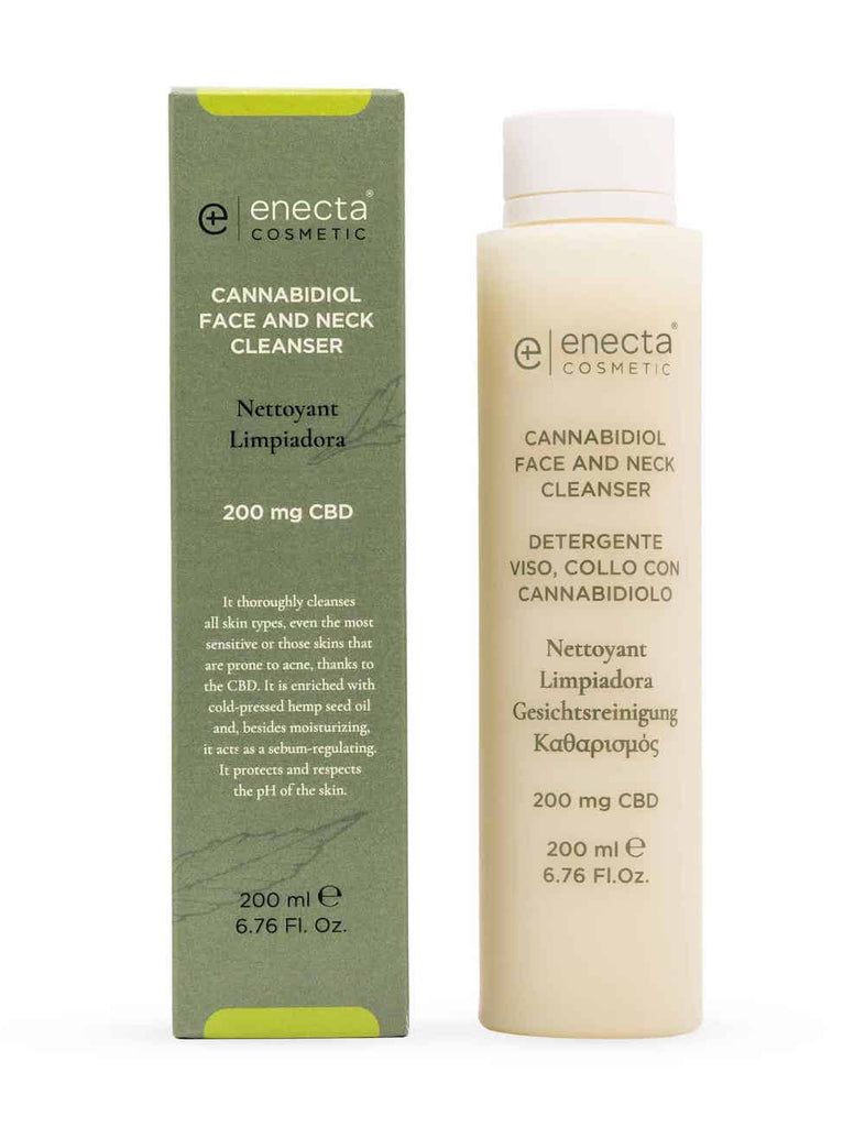 enecta Gesichtsreiniger 200 mg CBD - 200 ml Face and Neck Cleanser