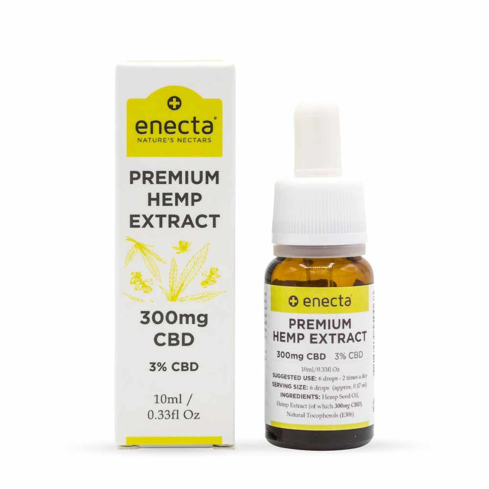 Enecta Premium Hemp Extract  CBD Öl 3% (300mg) – 10ml