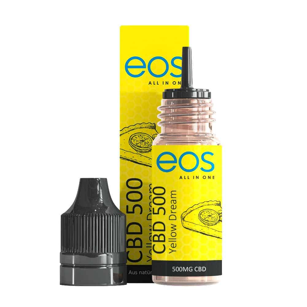 eos - CBD E-Liquid Yellow Dream 500mg Cannabidiol in 10ml