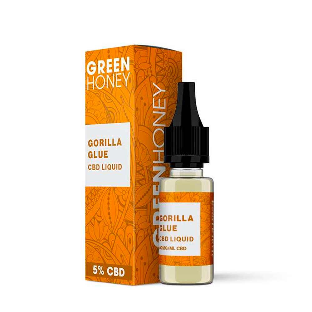 Green Honey CBD E-Liquid 5% (500mg) Gorilla Glue 10ml