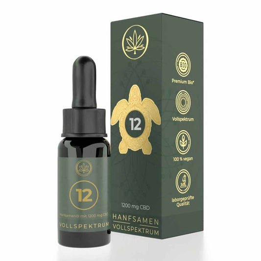 Naturkraft - Bio CBD Öl 12% (1.200mg) - 10ml