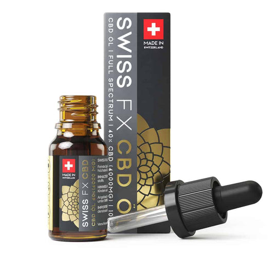 Swiss FX – Vollspektrum CBD Öl 40 % (4.000mg) – 10ml