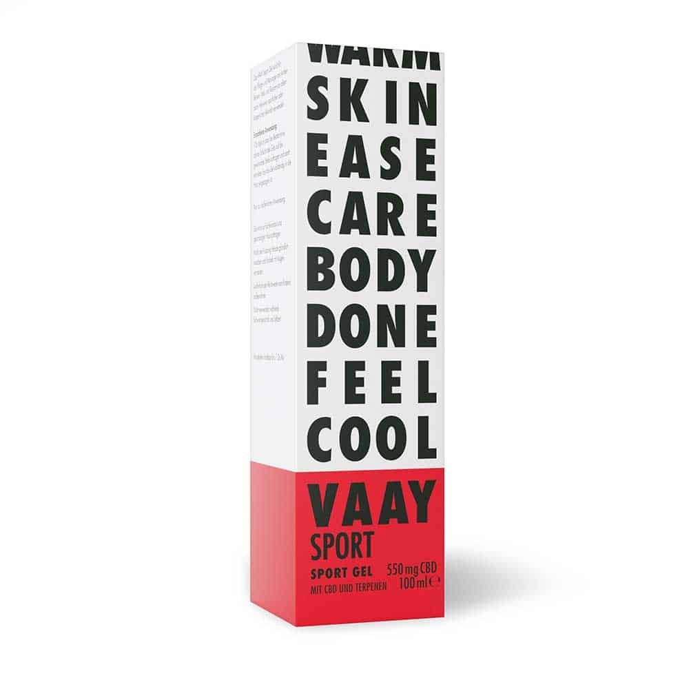 Vaay - CBD Aktiv Gel - CBD Balsam 5,5% (550mg) CBD - 100ml