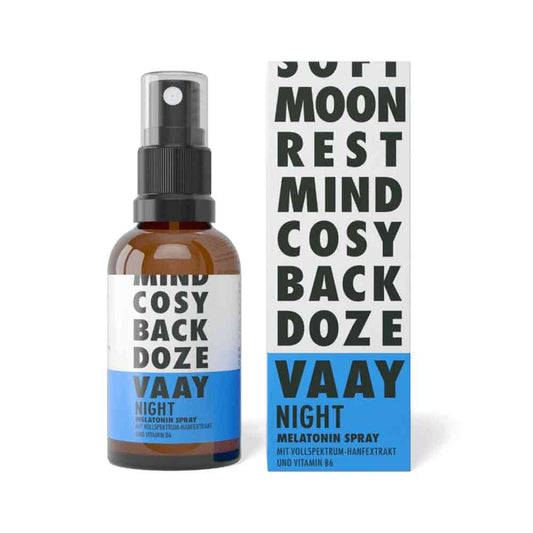 VAAY - Night Melatonin Spray mit Hanfextrakt - (75mg) - 30ml