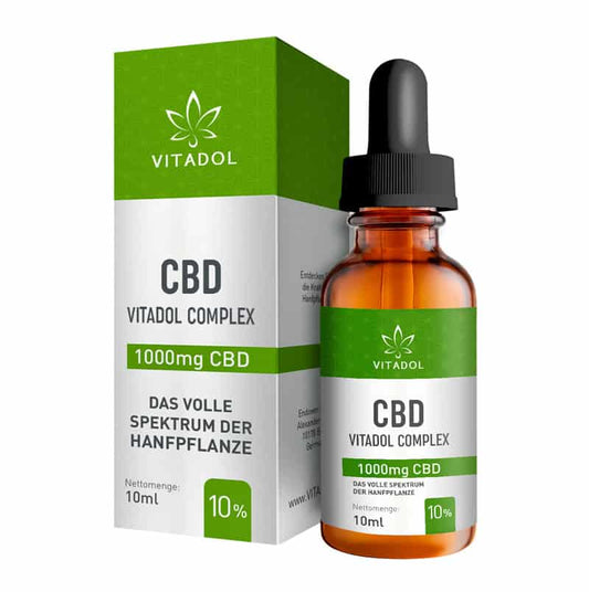 Vitadol Complex - Bio CBD Öl 10% (1.000mg) - 10ml