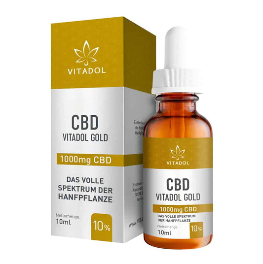 Vitadol Gold - Bio CBD Öl 10% (1.000mg) - 10ml