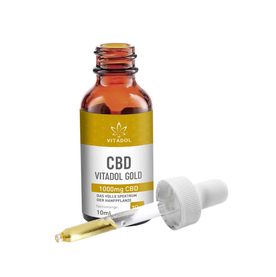 Vitadol Gold - Bio CBD Öl 10% (1.000mg) - 10ml